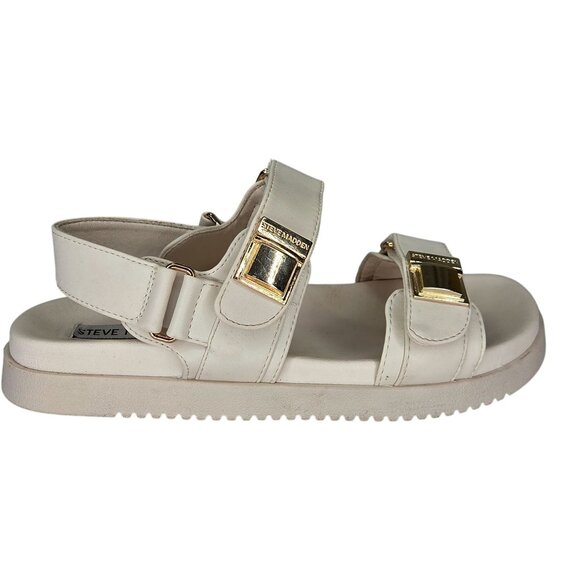 Steve Madden Women's Marnie Slingback Sandal Bone Cream - Picture 1 of 7
